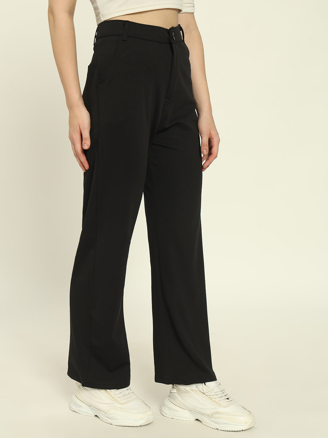 NEW BLACK KOREAN PANTS