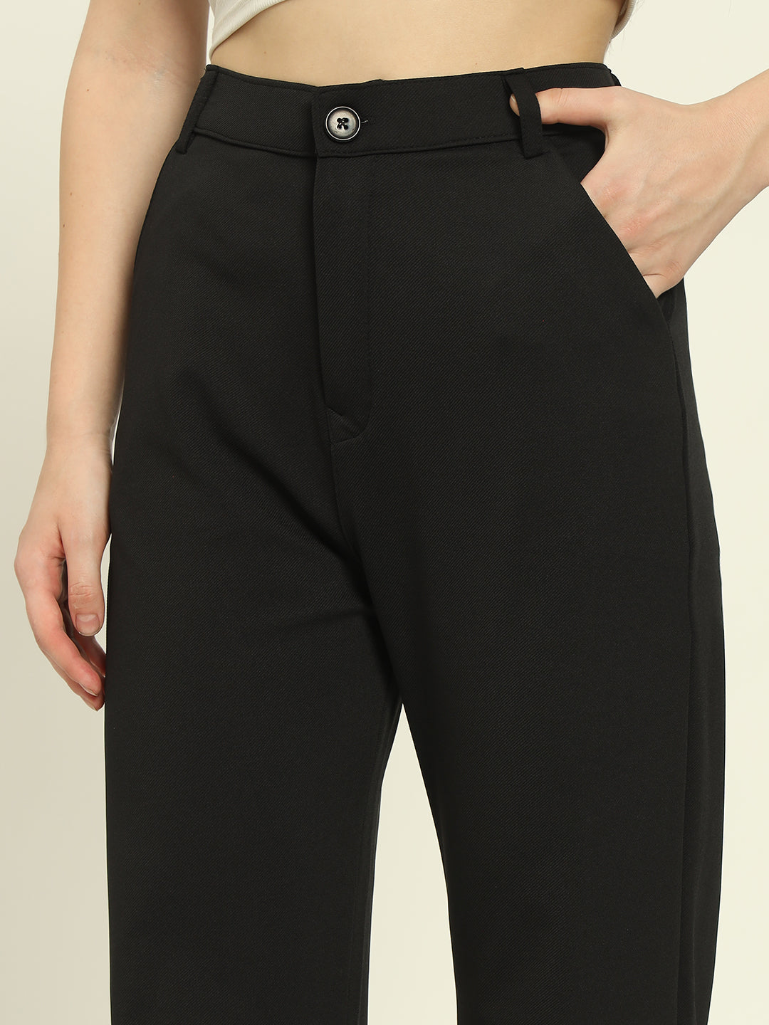 NEW BLACK KOREAN PANTS