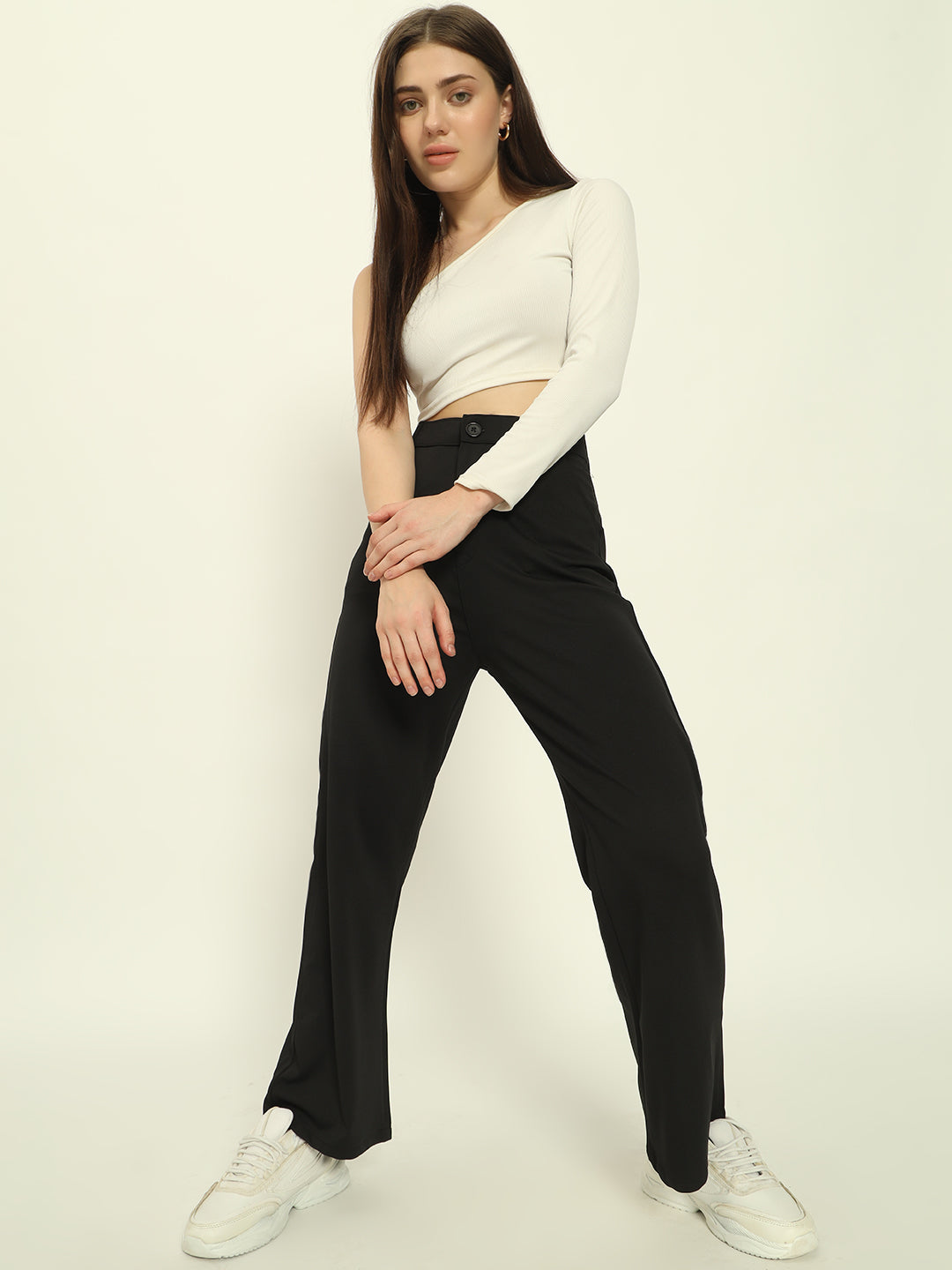 NEW BLACK KOREAN PANTS