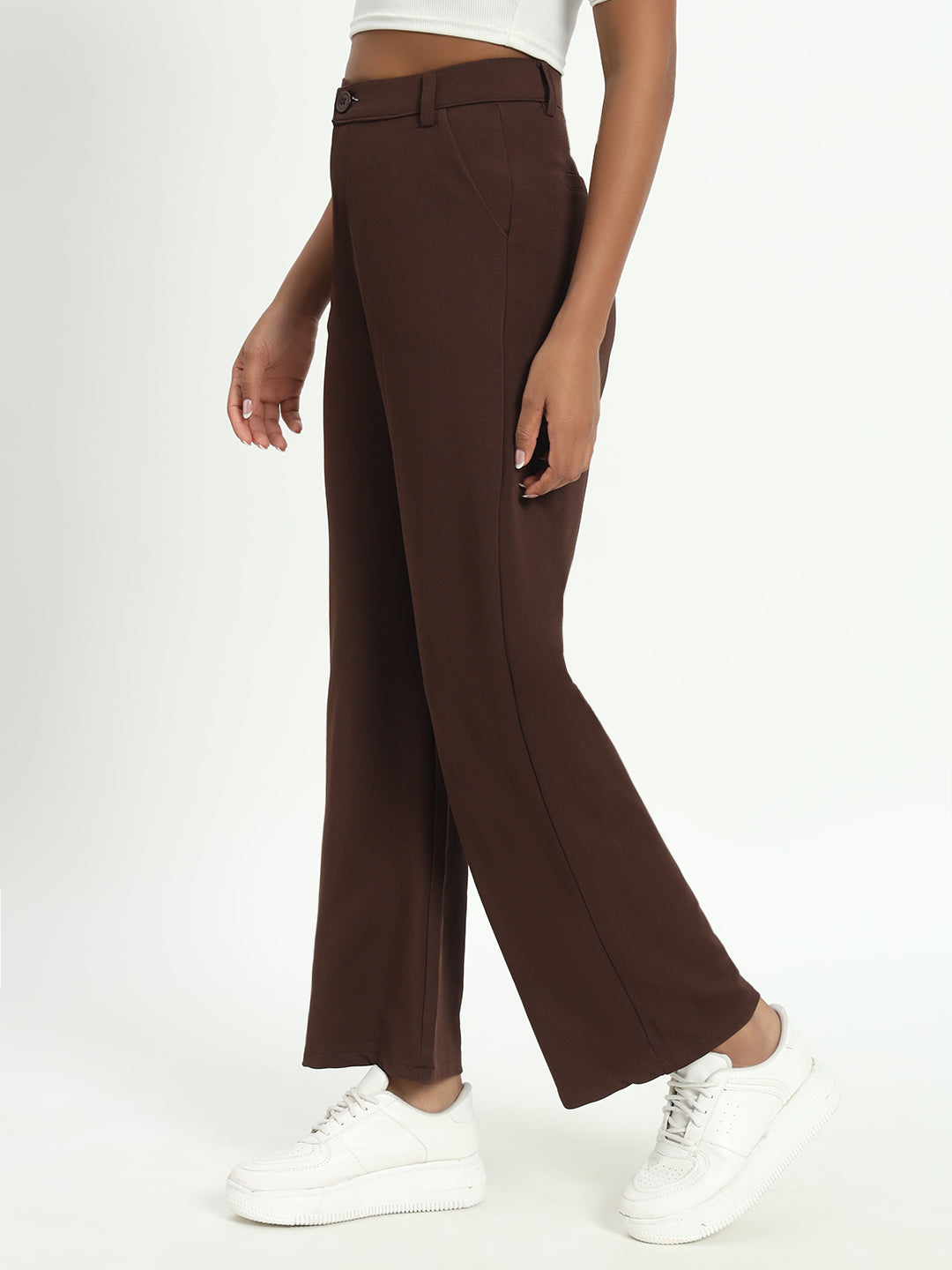 NEW DARK BROWN KOREAN PANTS