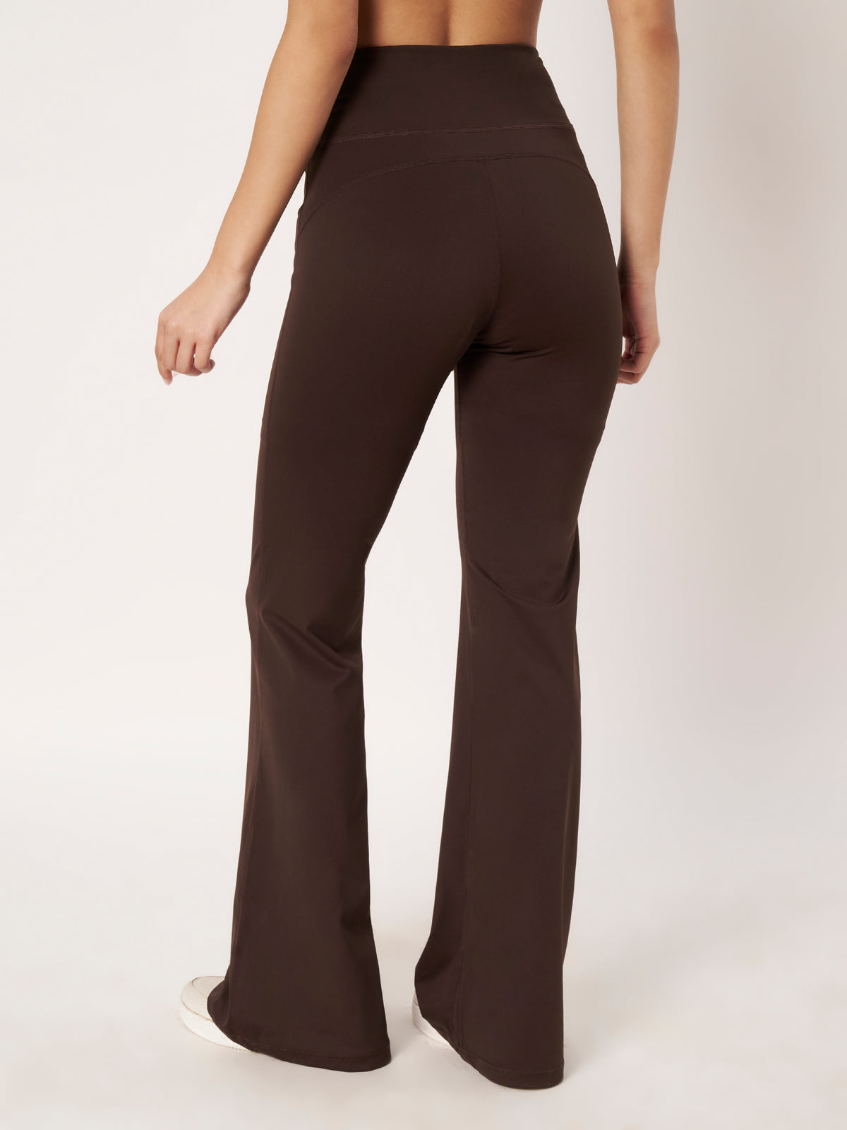 SCULPT FIT FLARE PANTS DARK BROWN
