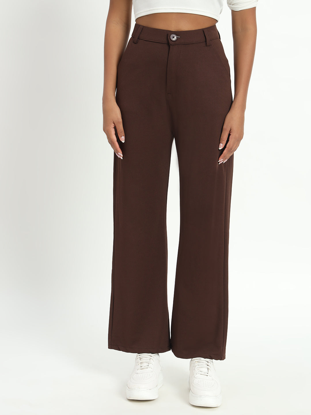 NEW DARK BROWN KOREAN PANTS