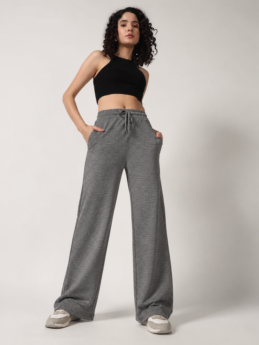 STRAIGHTFIT SCUBA LOWER DARK MELANGE GREY