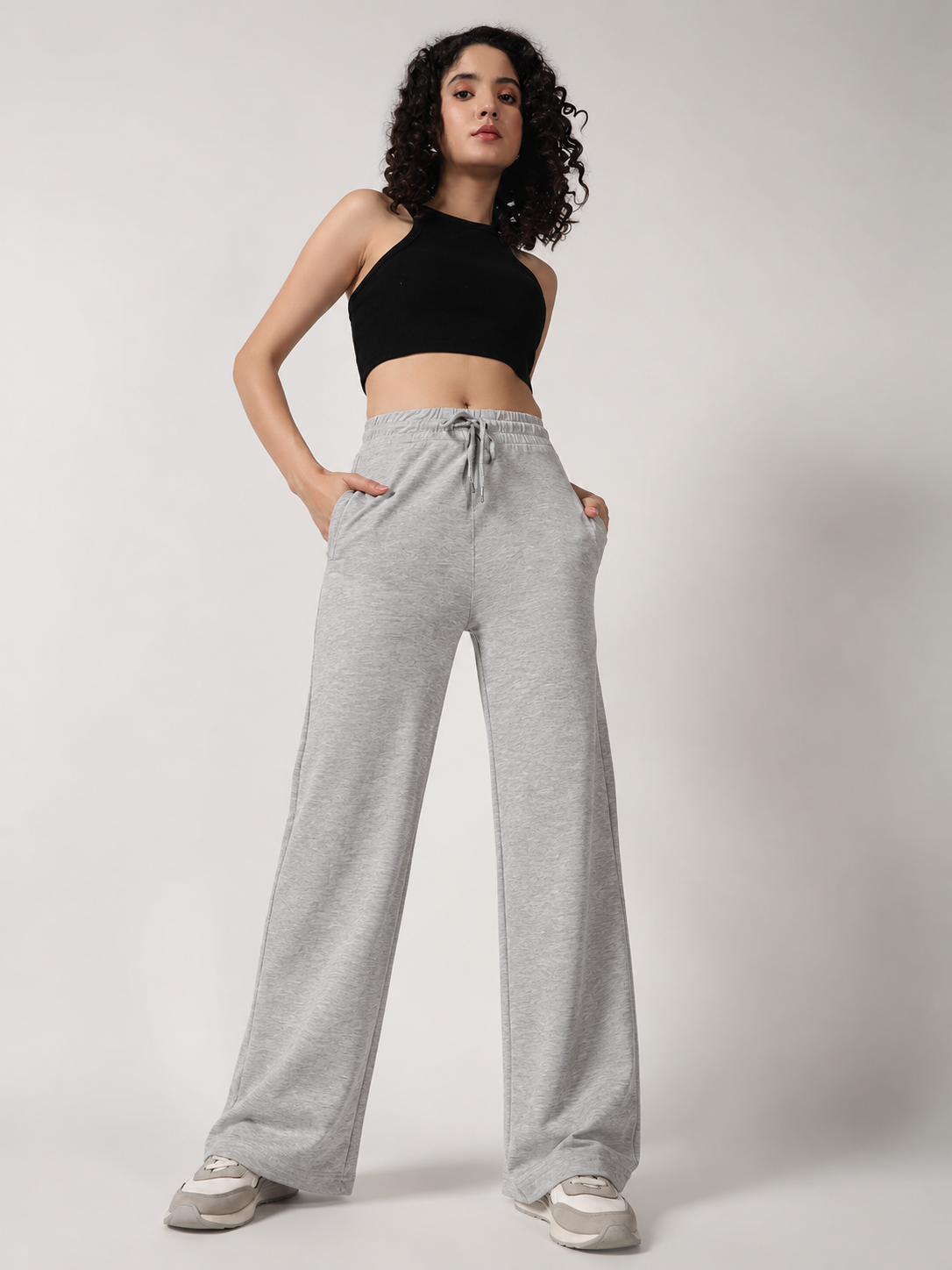 STRAIGHTFIT SCUBA LOWER MELANGE GREY