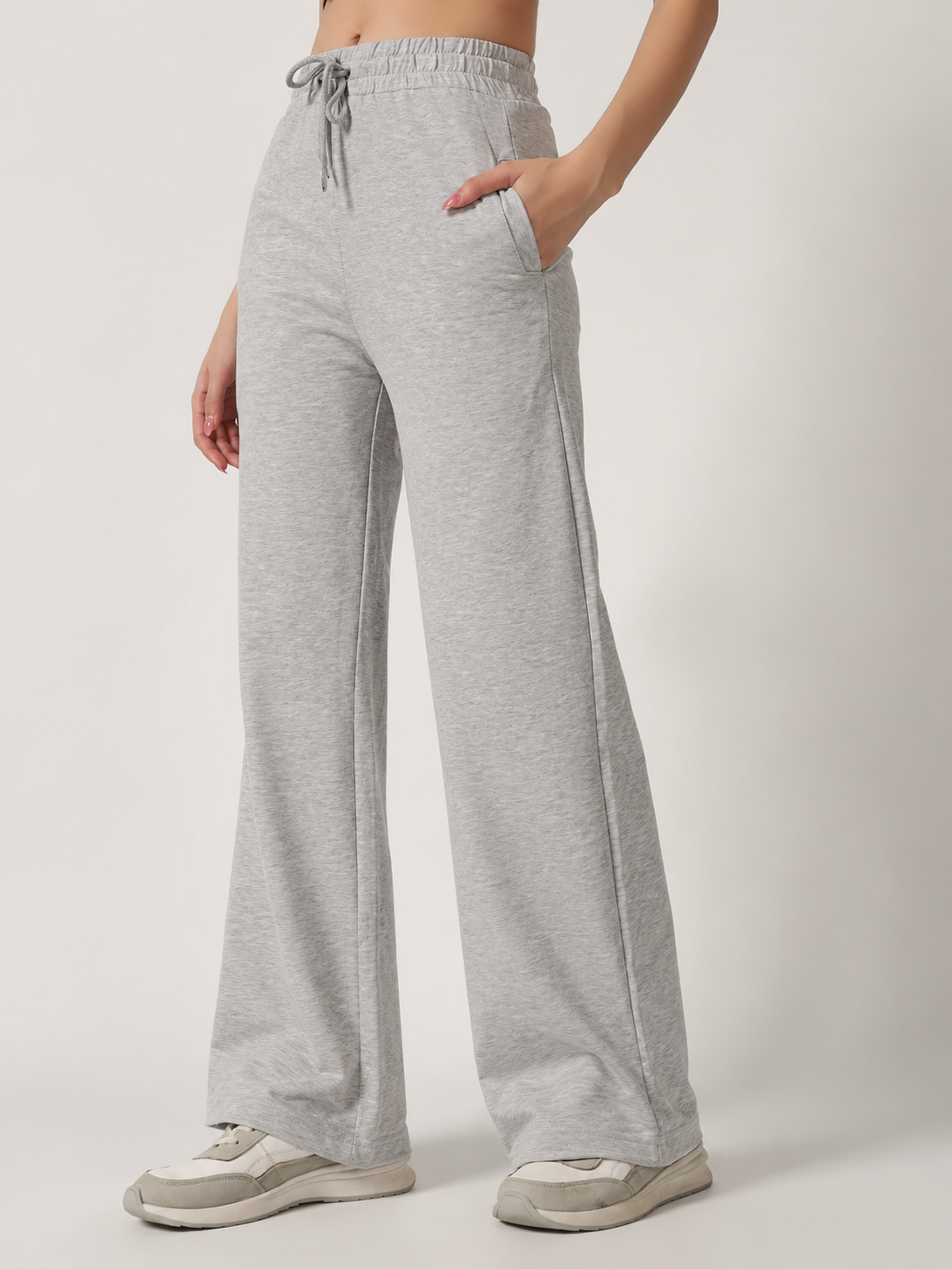 STRAIGHTFIT SCUBA LOWER MELANGE GREY
