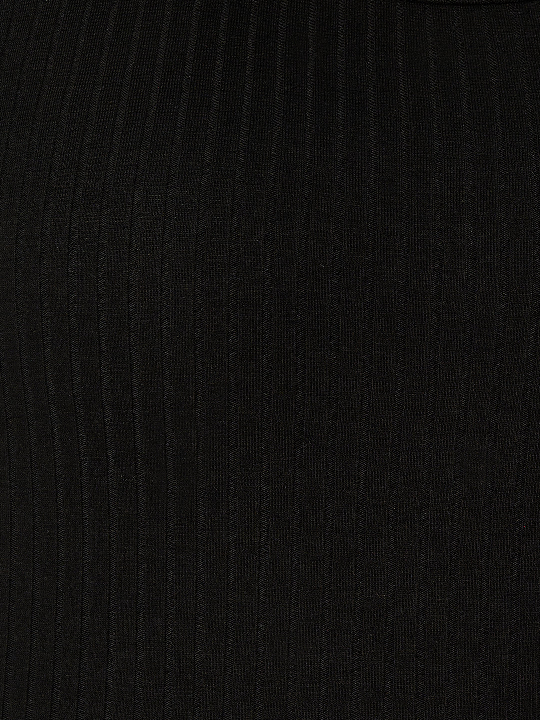 RIBBED BODYSUIT BLACK
